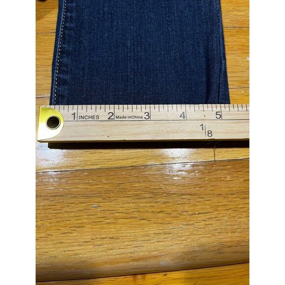 1822 Jeans Womens Size 4 Taylor Straight Blue High Rise Distressed Denim Casual - Picture 8 of 8